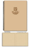 Rite in the Rain 8 1/2 x 11 Maxi Spiral Notebook Tan 973T-MX