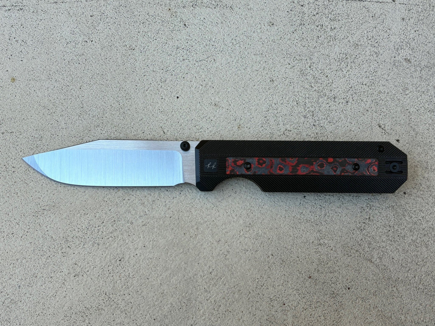 Knife Standards RR Standard (+) “Sith” – 4" MagnaCut Clip Point Blade, Titanium & Carbon Fiber Handle, Ceramic Bearings, Limited Edition