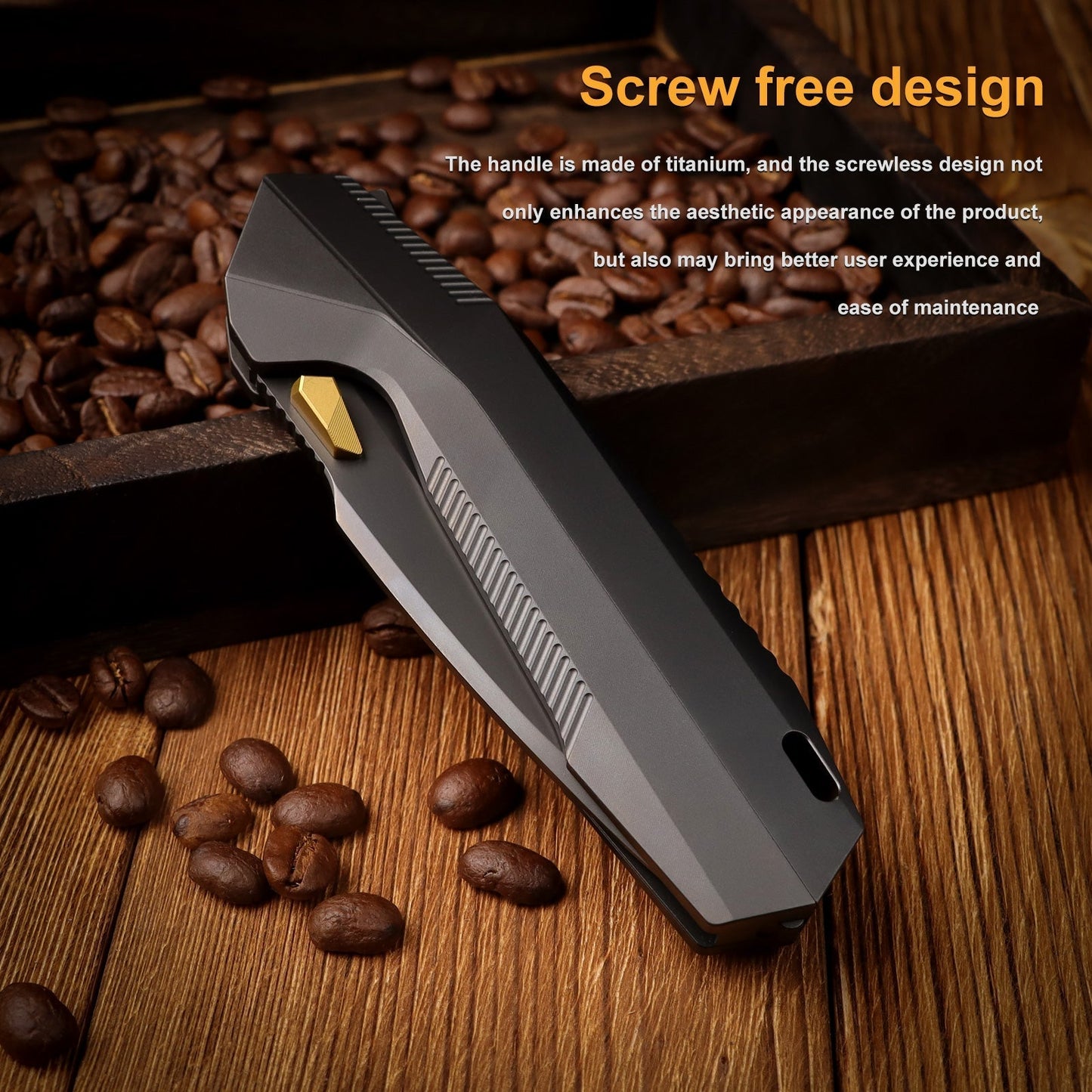 Remette RT-WK1-F blade detail – DLC M390 drop point