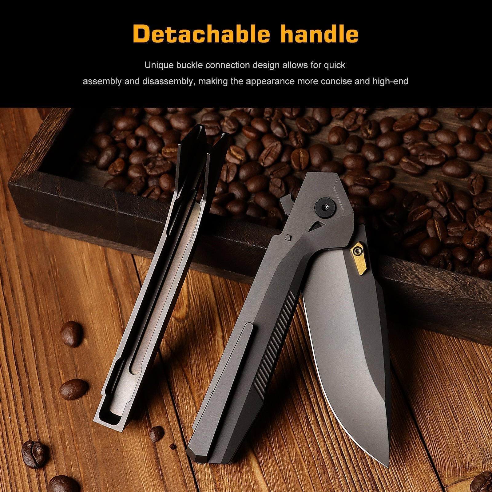 Remette RT-WK1-F integral DLC gray-black titanium frame