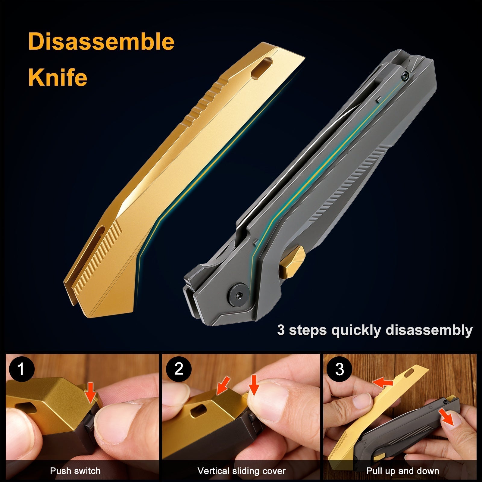 Remette RT-WK1-G liner lock detail