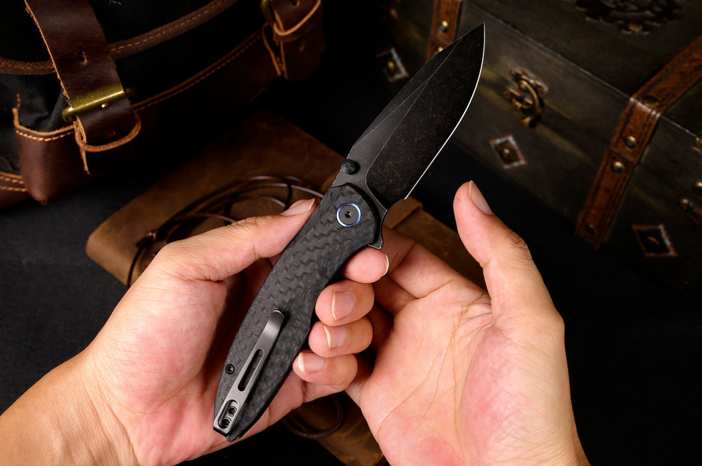 Remette Cool Whale RTCL-G2 liner lock detail