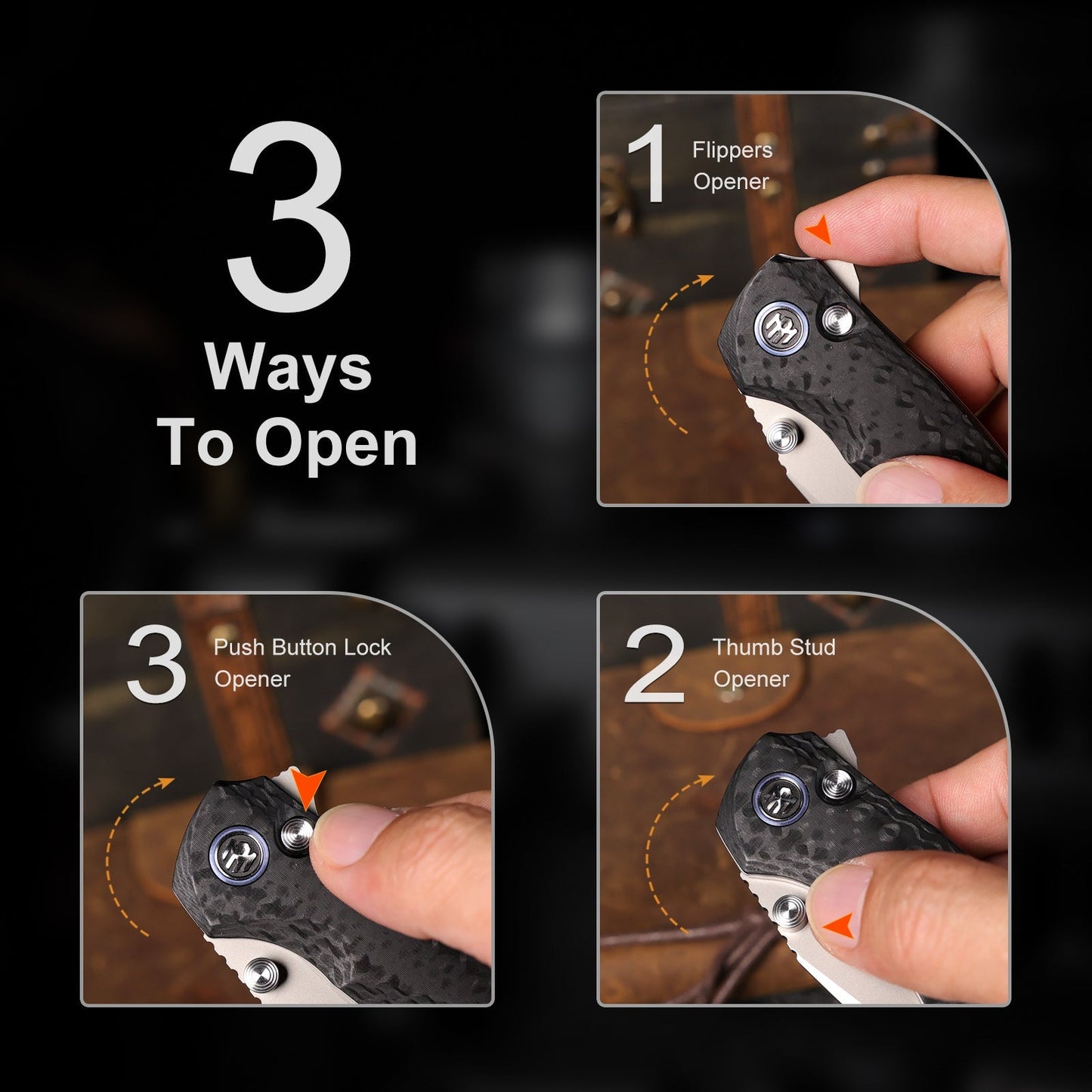 Remette RT-Cool Whale RTCL-GN1 button lock detail