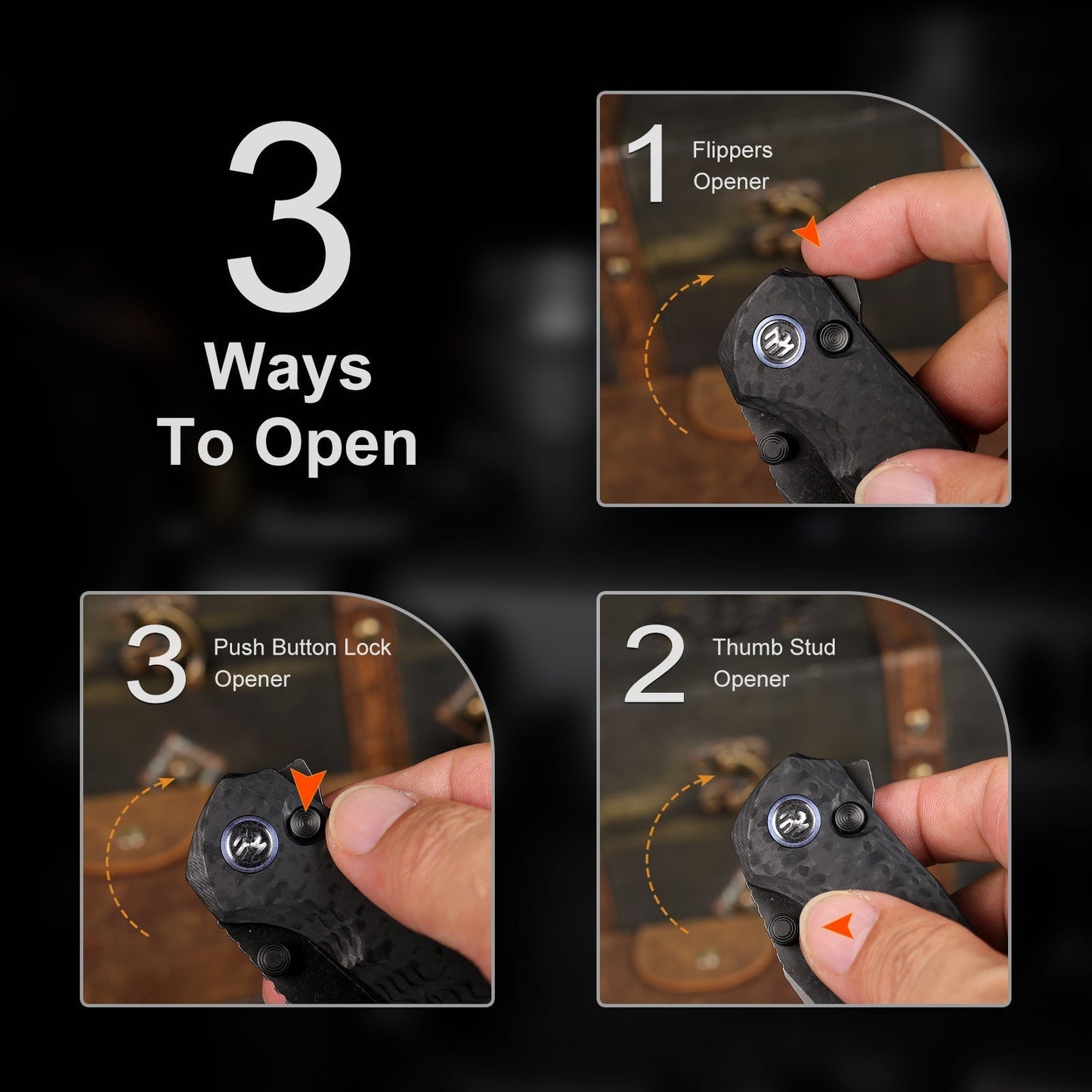 Remette RT-Cool Whale RTCL-GN2 button lock detail