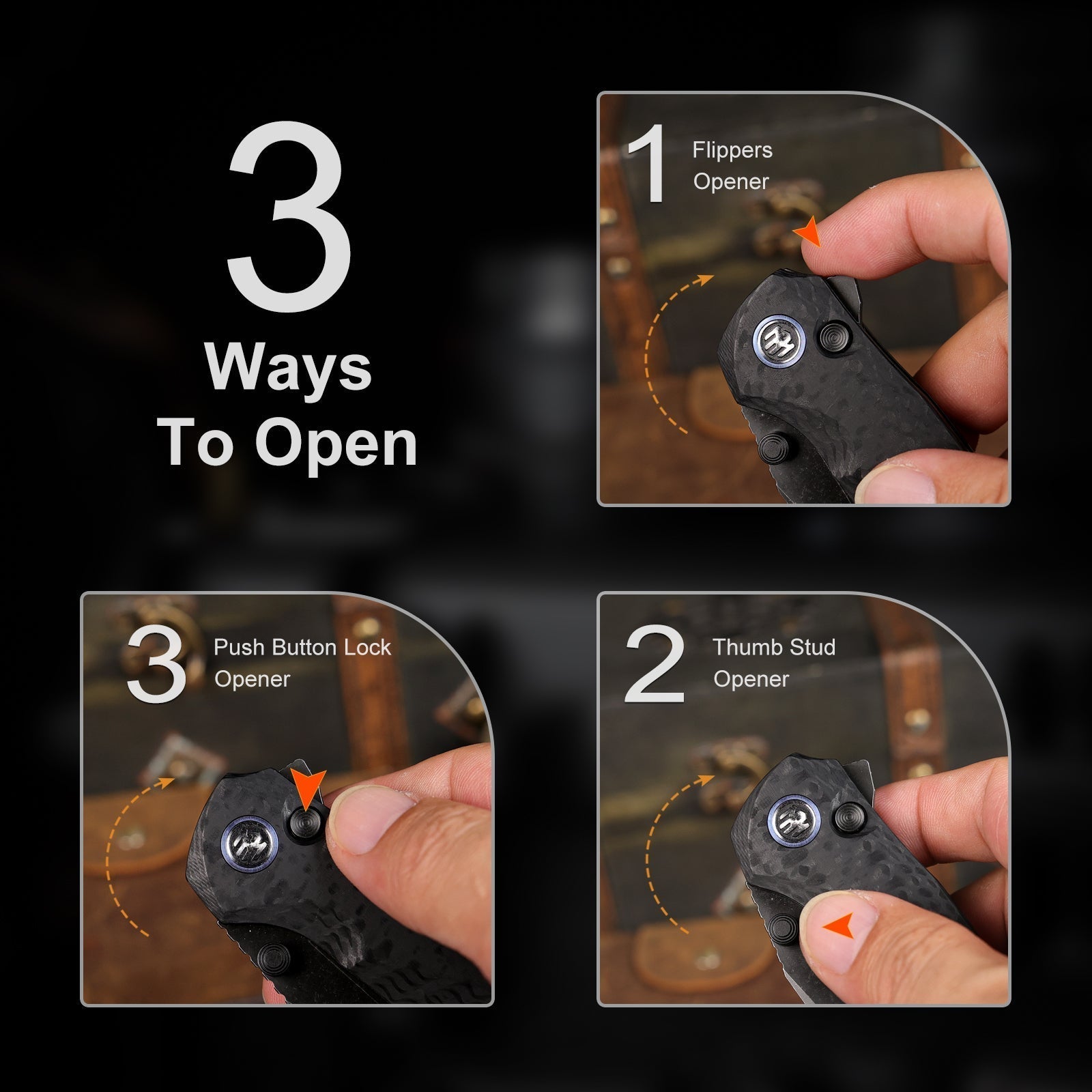 Remette RT-Cool Whale RTCL-GN2 button lock detail