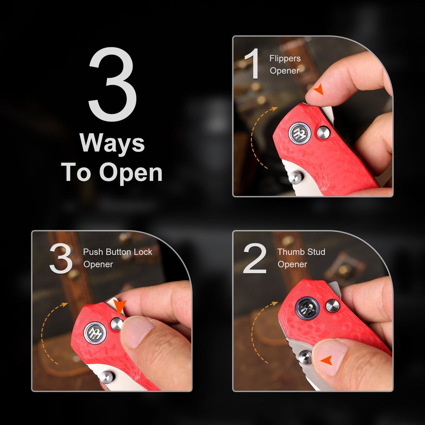 Remette RT-Cool Whale RTCL-GN3 button lock detail