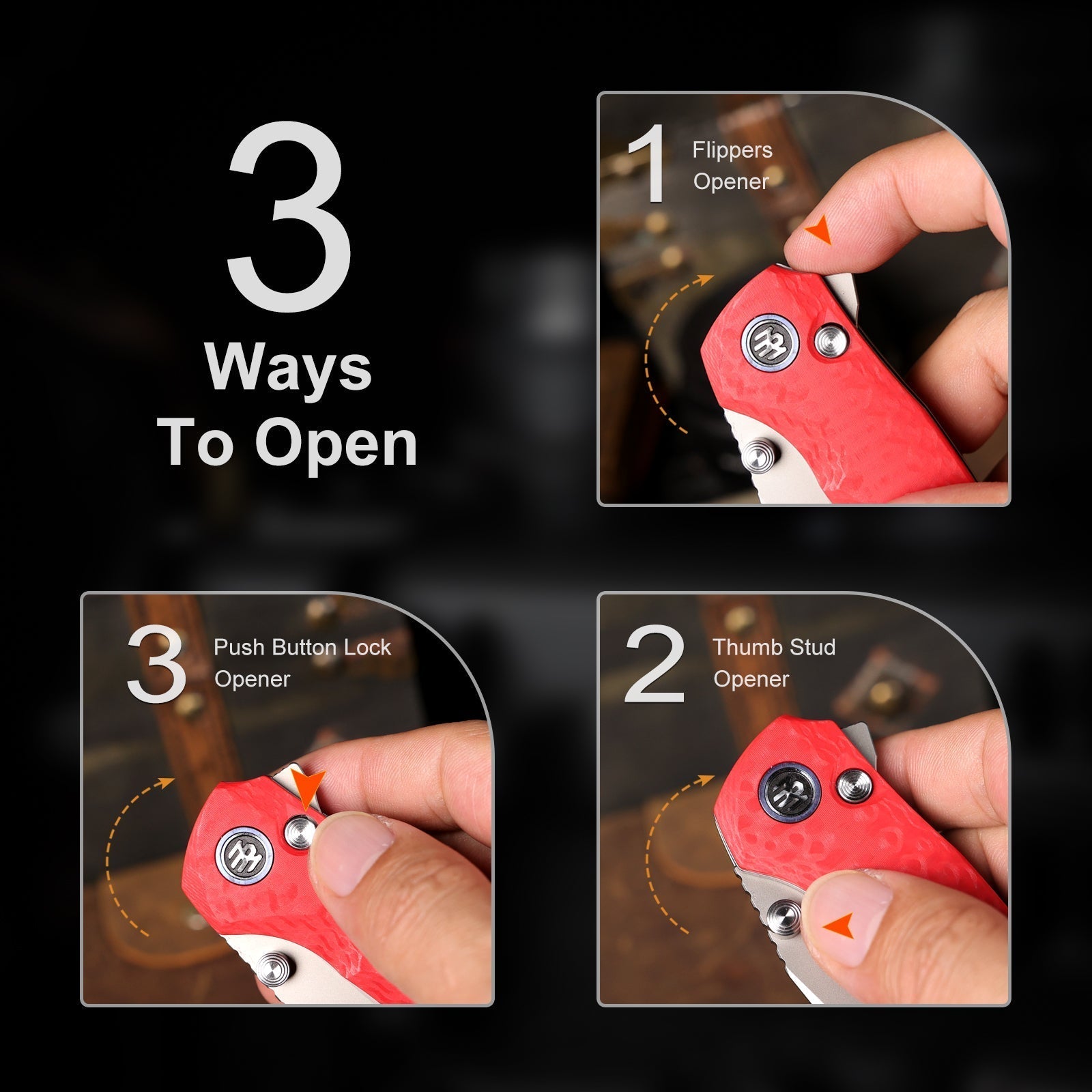 Remette RT-Cool Whale RTCL-GN3 button lock detail