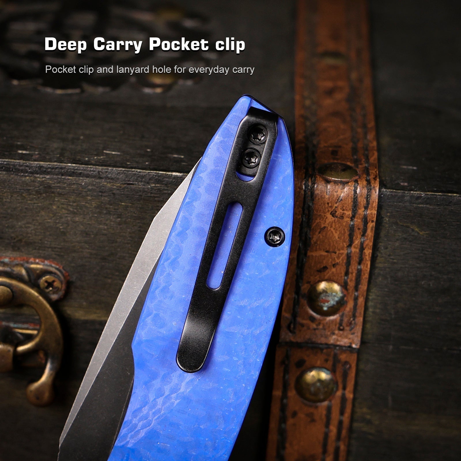 Remette RT-Cool Whale RTCL-GN6 blue G10 handle scales