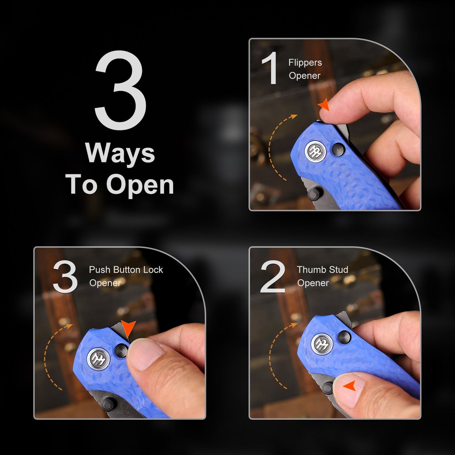Remette RT-Cool Whale RTCL-GN6 button lock detail