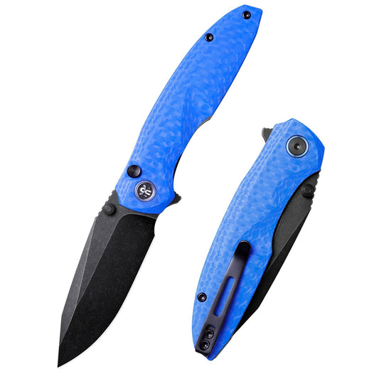 Remette RT-Cool Whale RTCL-GN6 front view – 3.15" titanium stonewash 14C28N reverse tanto folding knife