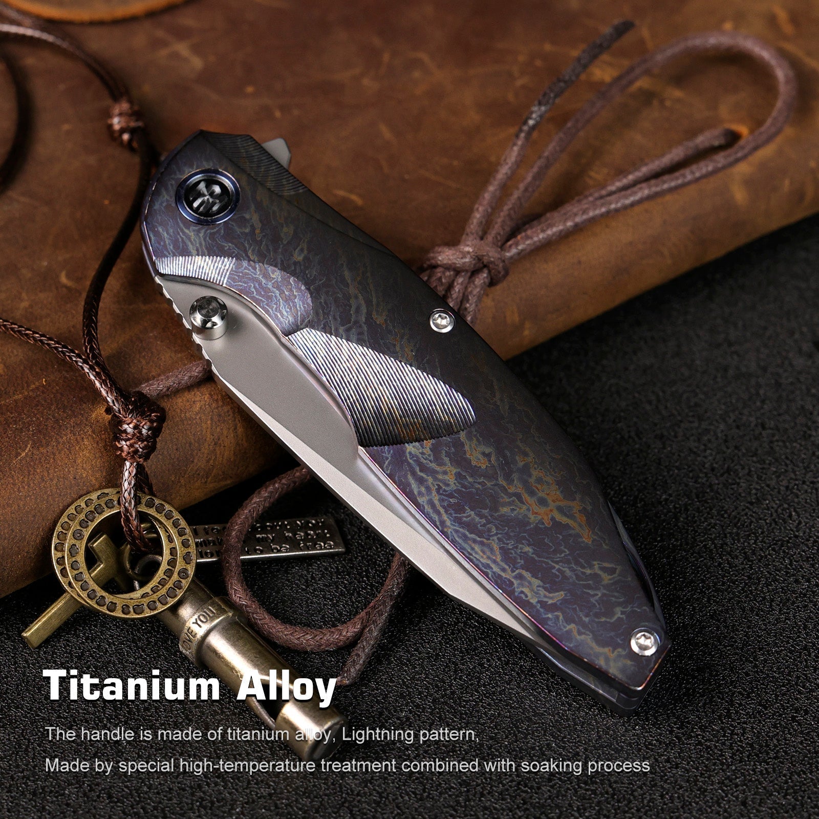 Remette RT-Cool Whale RTCL-T3 open position showing M390 reverse tanto blade
