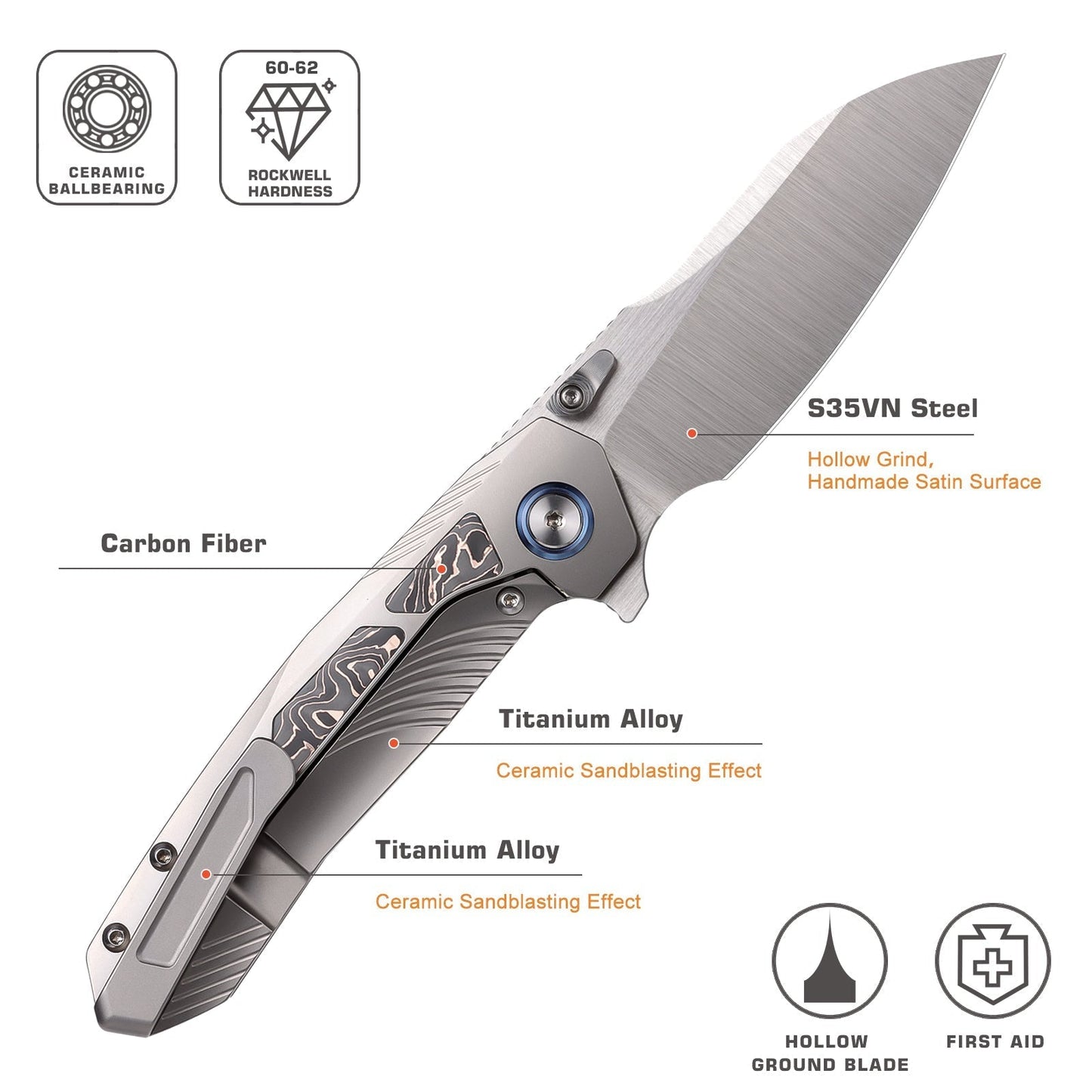 Remette Kestrel RTPO-C frame lock detail