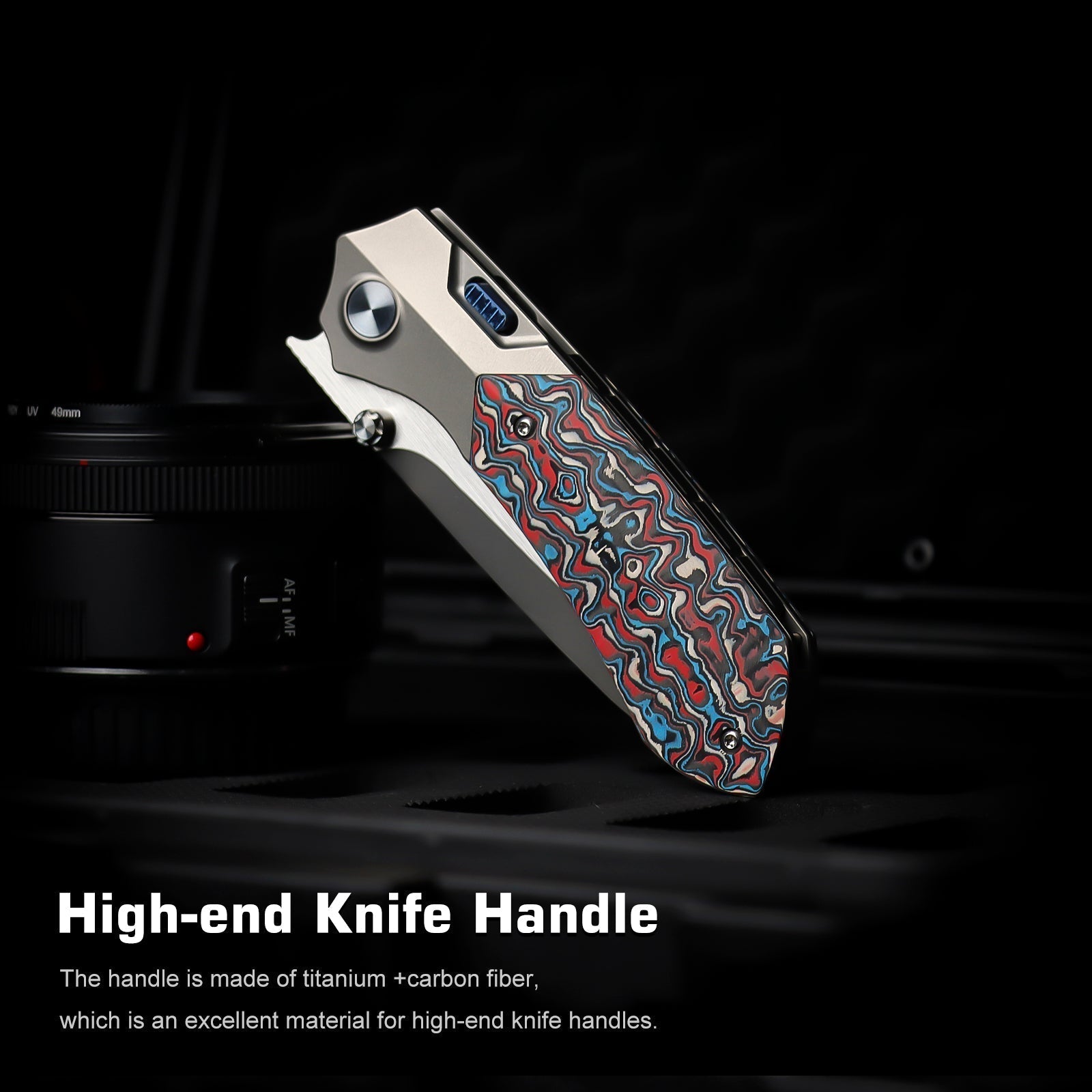 Remette RT-Meteor RTPT-A open position showing M390 drop point blade