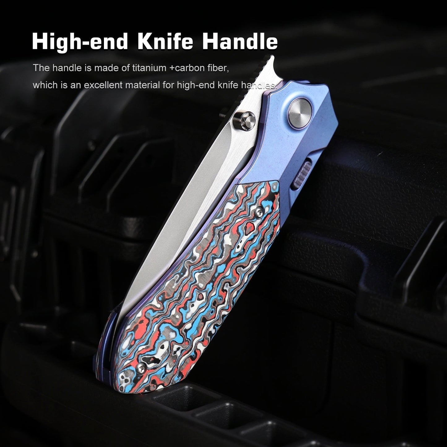 Remette RT-Meteor RTPT-AL blade detail – satin M390 drop point