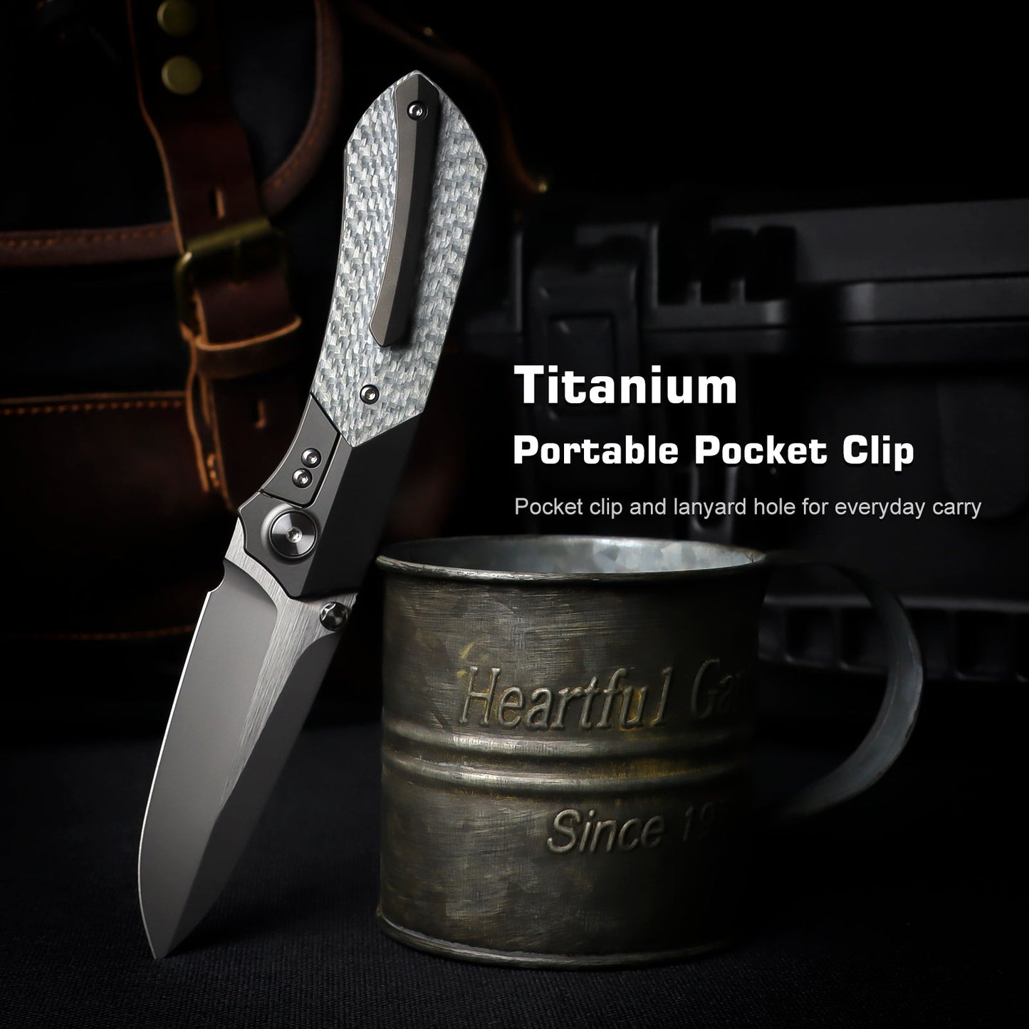 Remette RT-Meteor RTPT-B blade detail – satin M390 drop point