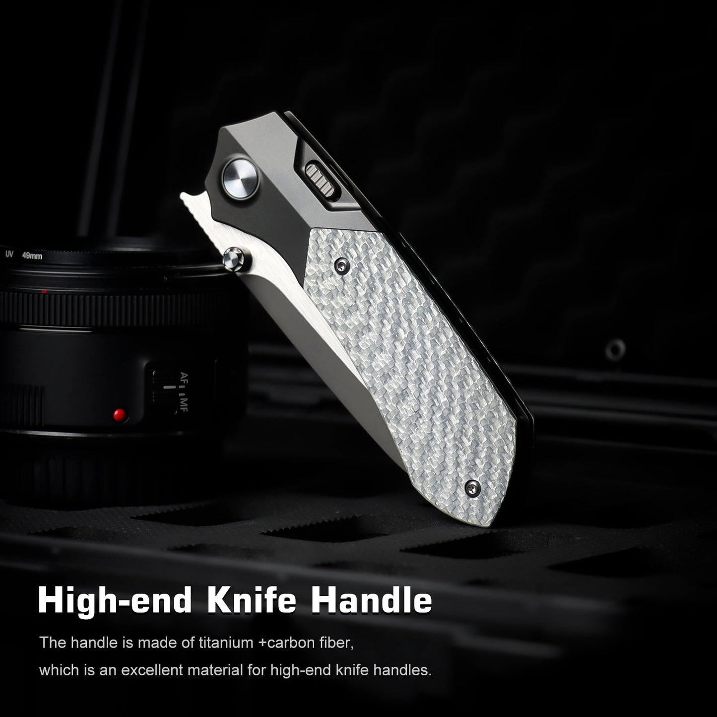 Remette RT-Meteor RTPT-B open position showing M390 drop point blade