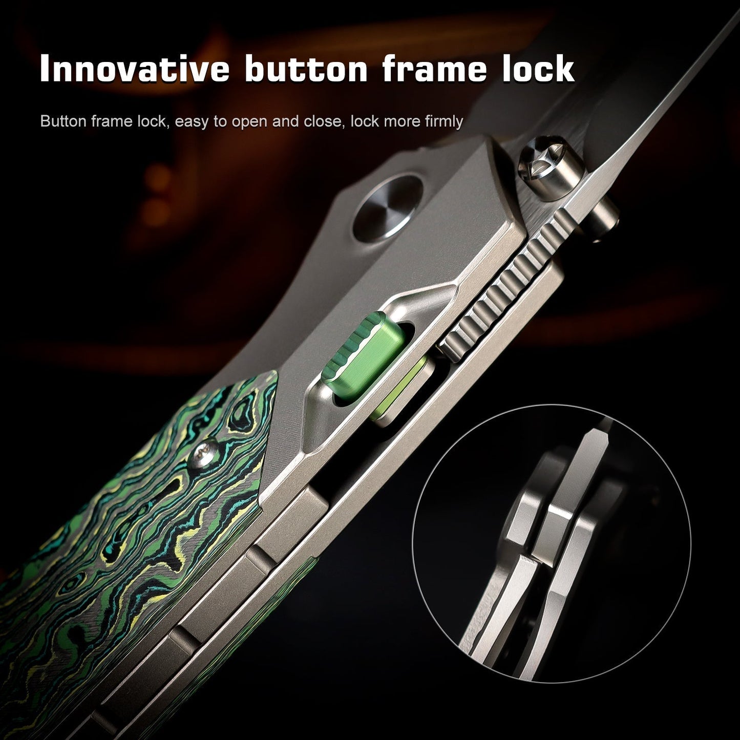 Remette RT-Meteor RTPT-C blade detail – satin M390 drop point
