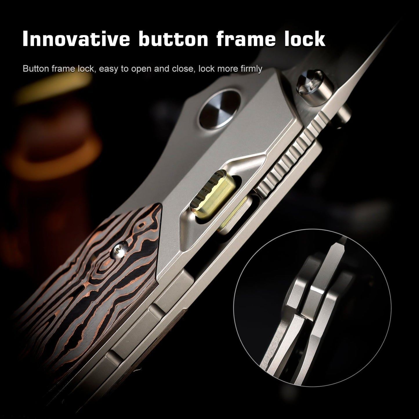 Remette RT-Meteor RTPT-D blade detail – satin M390 drop point