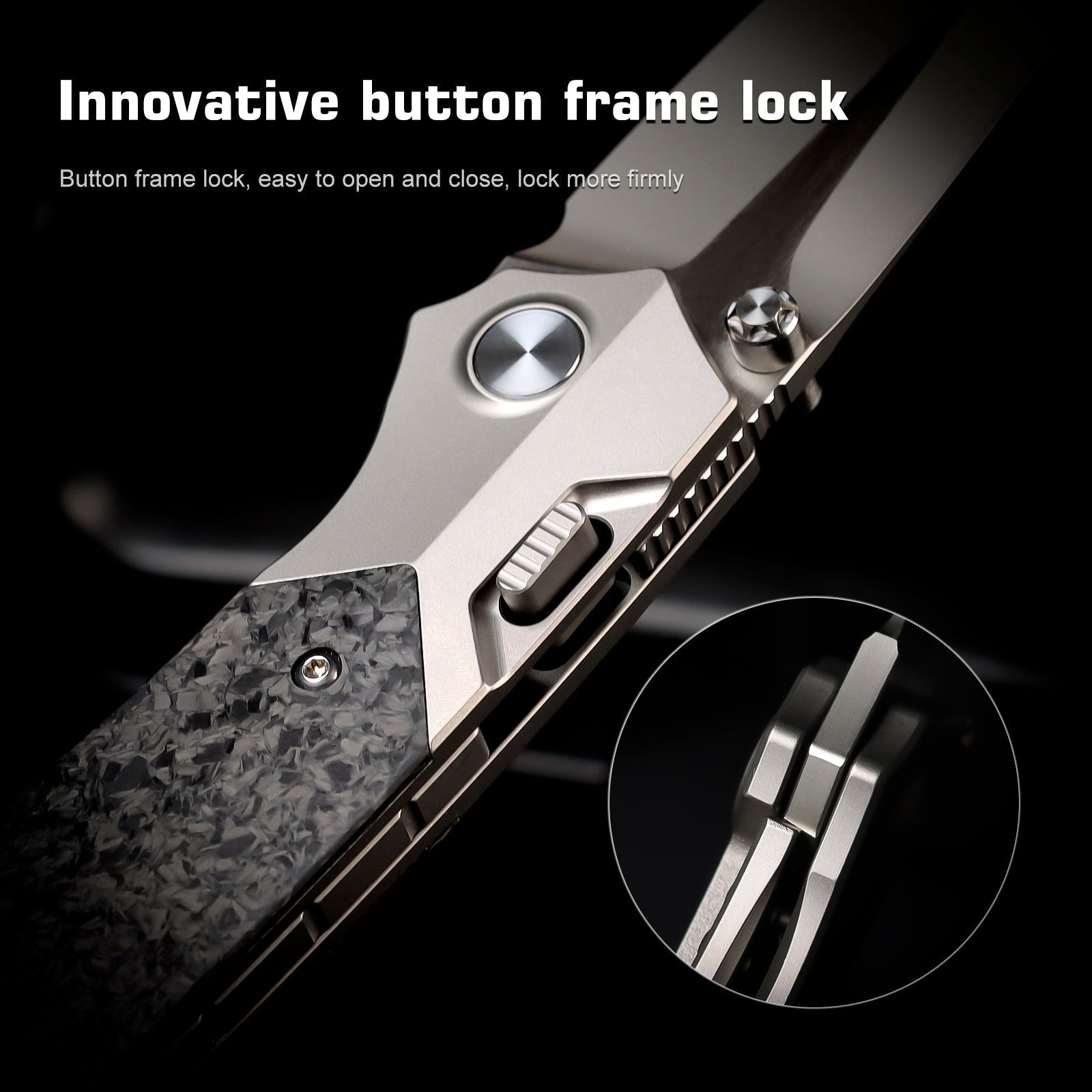 Remette RT-Meteor RTPT-E blade detail – satin M390 drop point