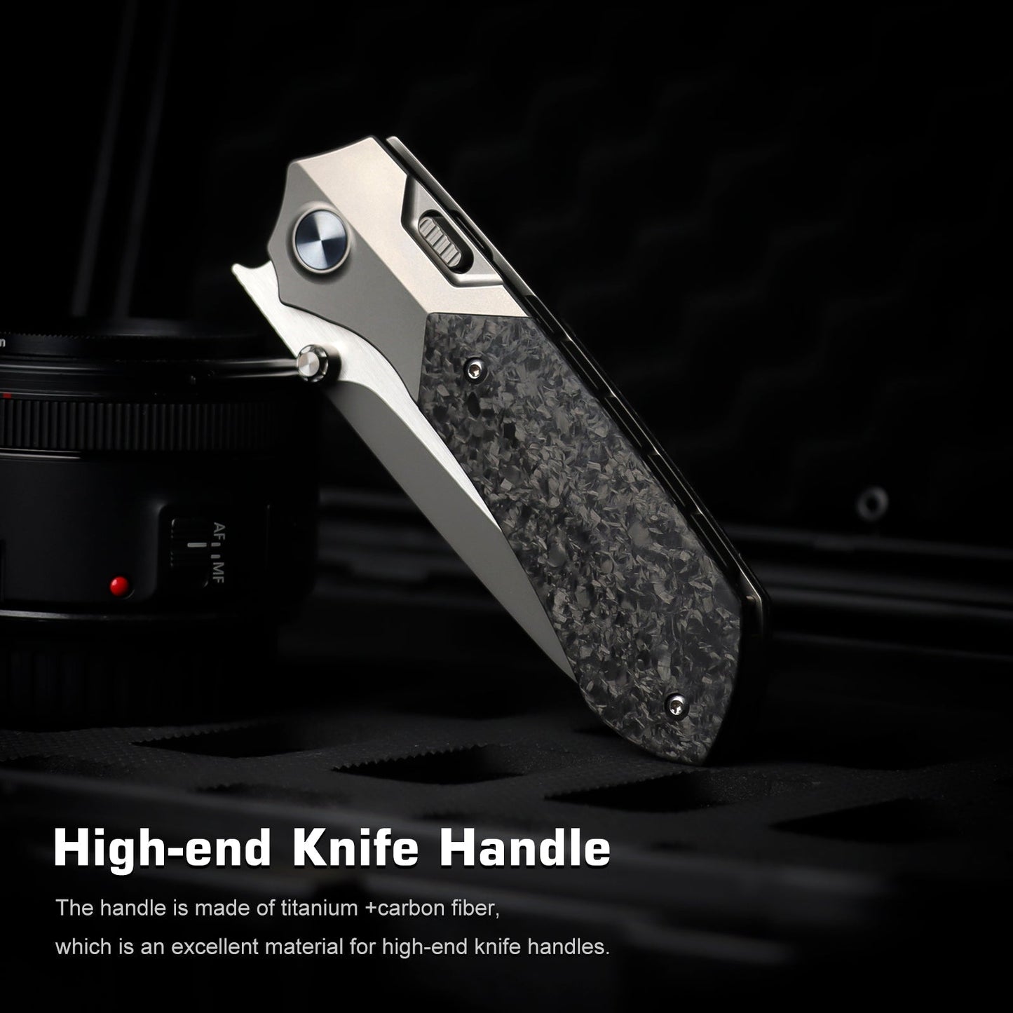Remette RT-Meteor RTPT-E open position showing M390 drop point blade