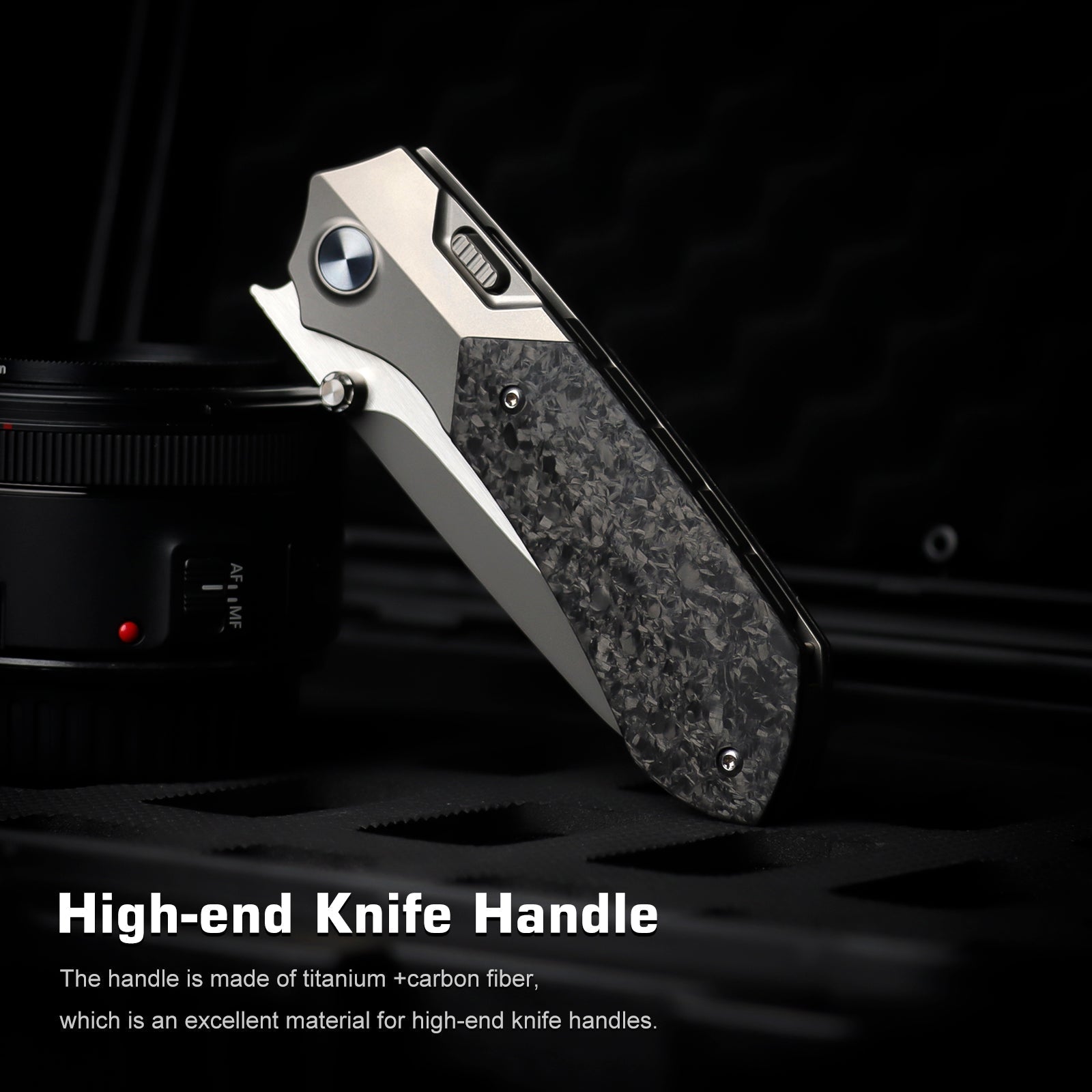 Remette RT-Meteor RTPT-E open position showing M390 drop point blade