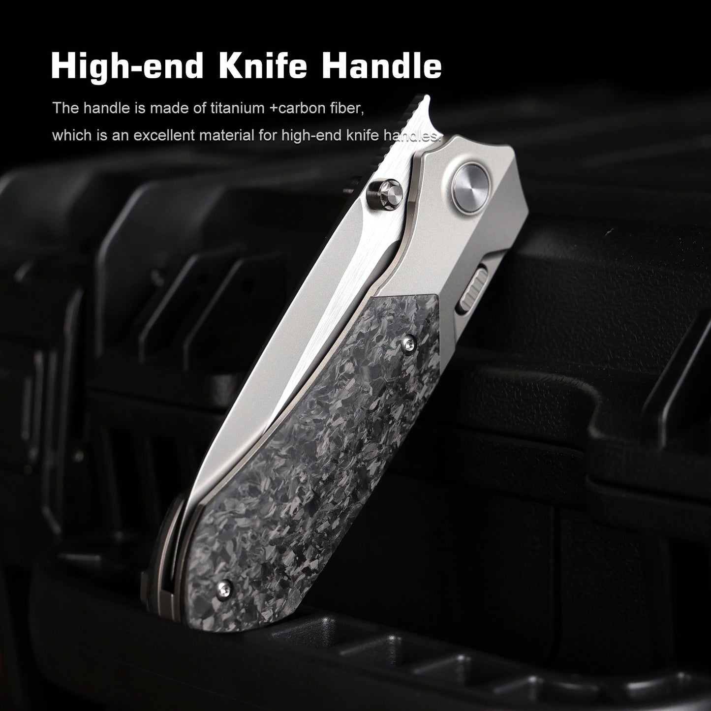 Remette RT-Meteor RTPT-EL blade detail – satin M390 drop point