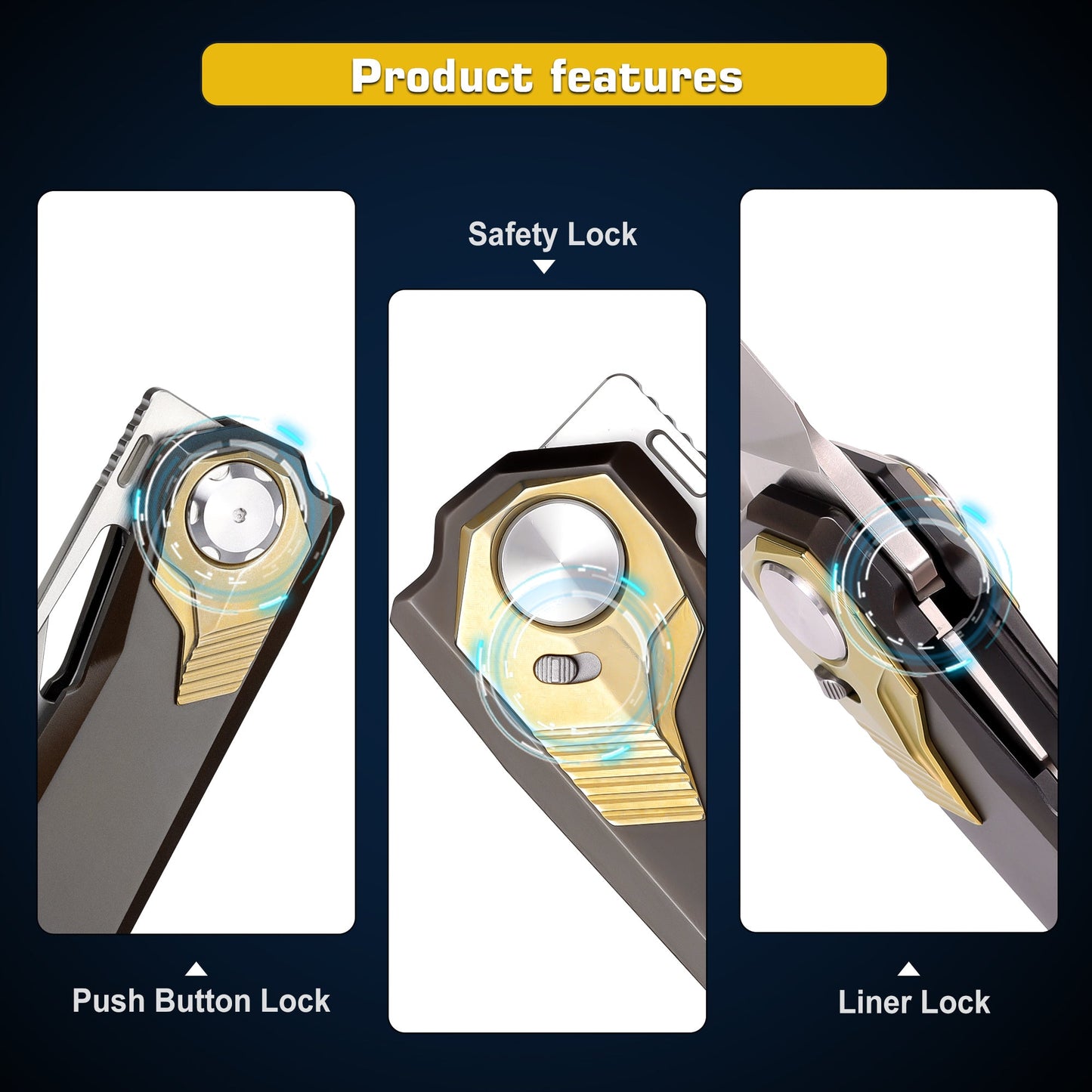 Remette RT-Peregrine Falcon RTT1-BX button liner lock detail