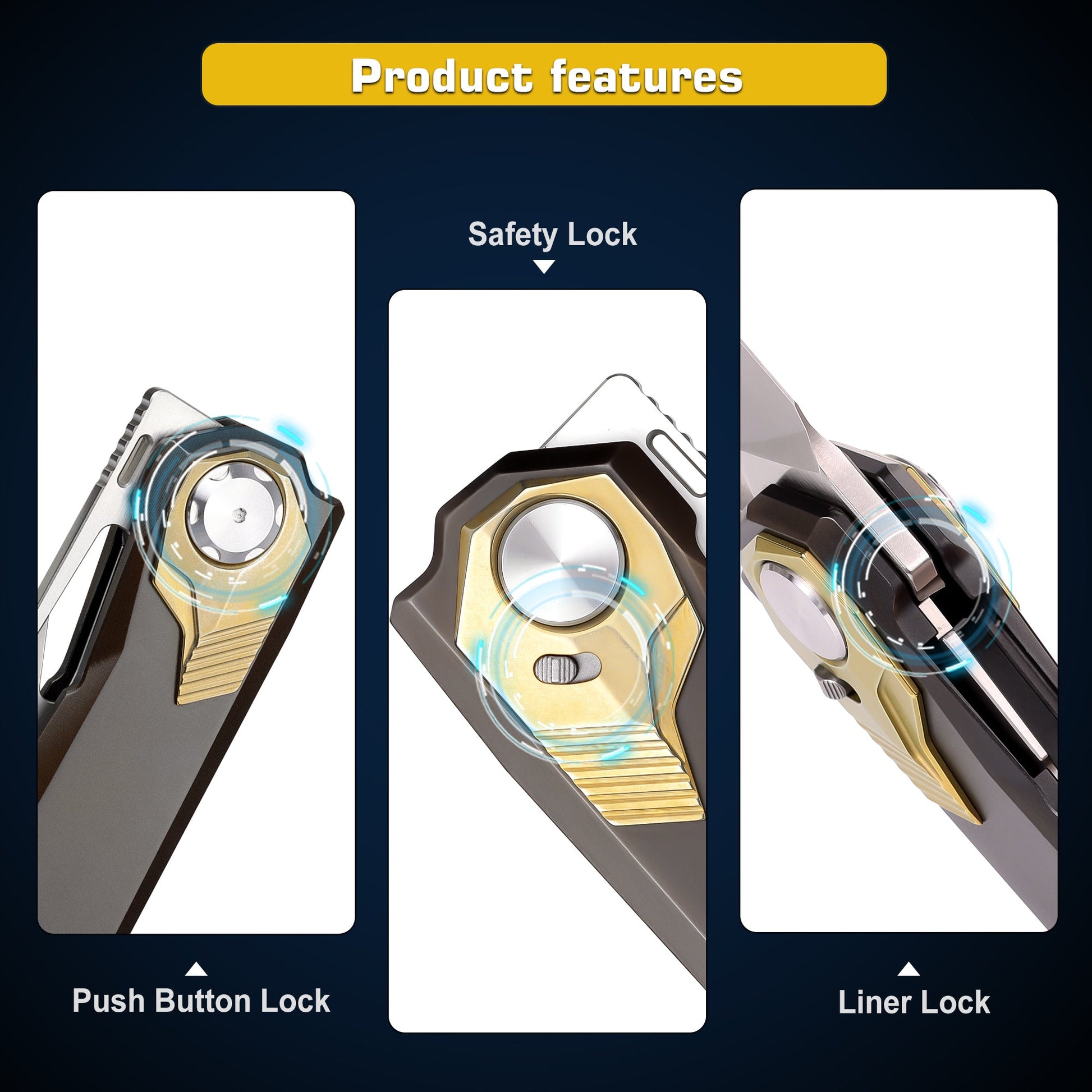 Remette RT-Peregrine Falcon RTT1-BX button liner lock detail