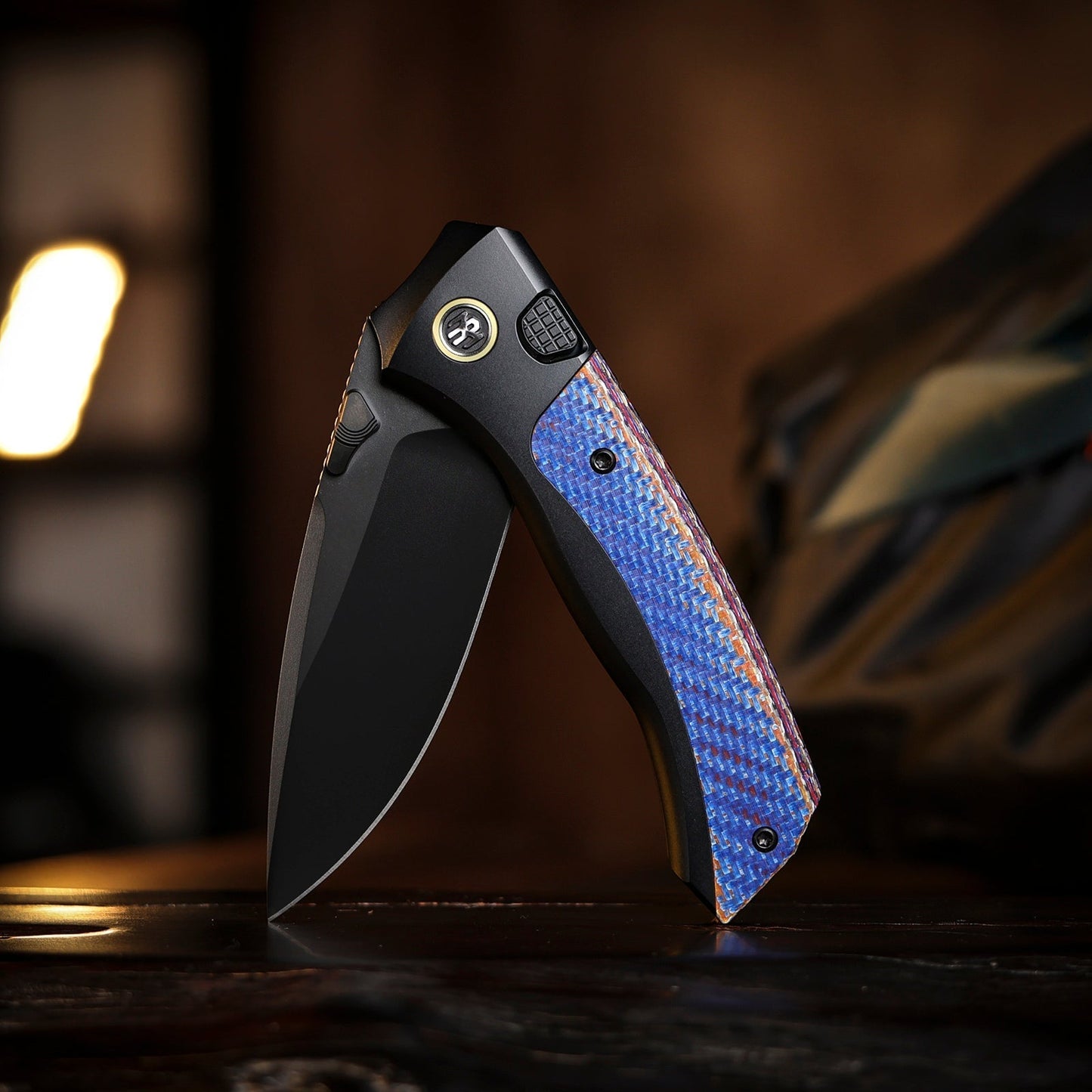 Remette RT-Steed RTWS-BC open position showing M390 drop point blade
