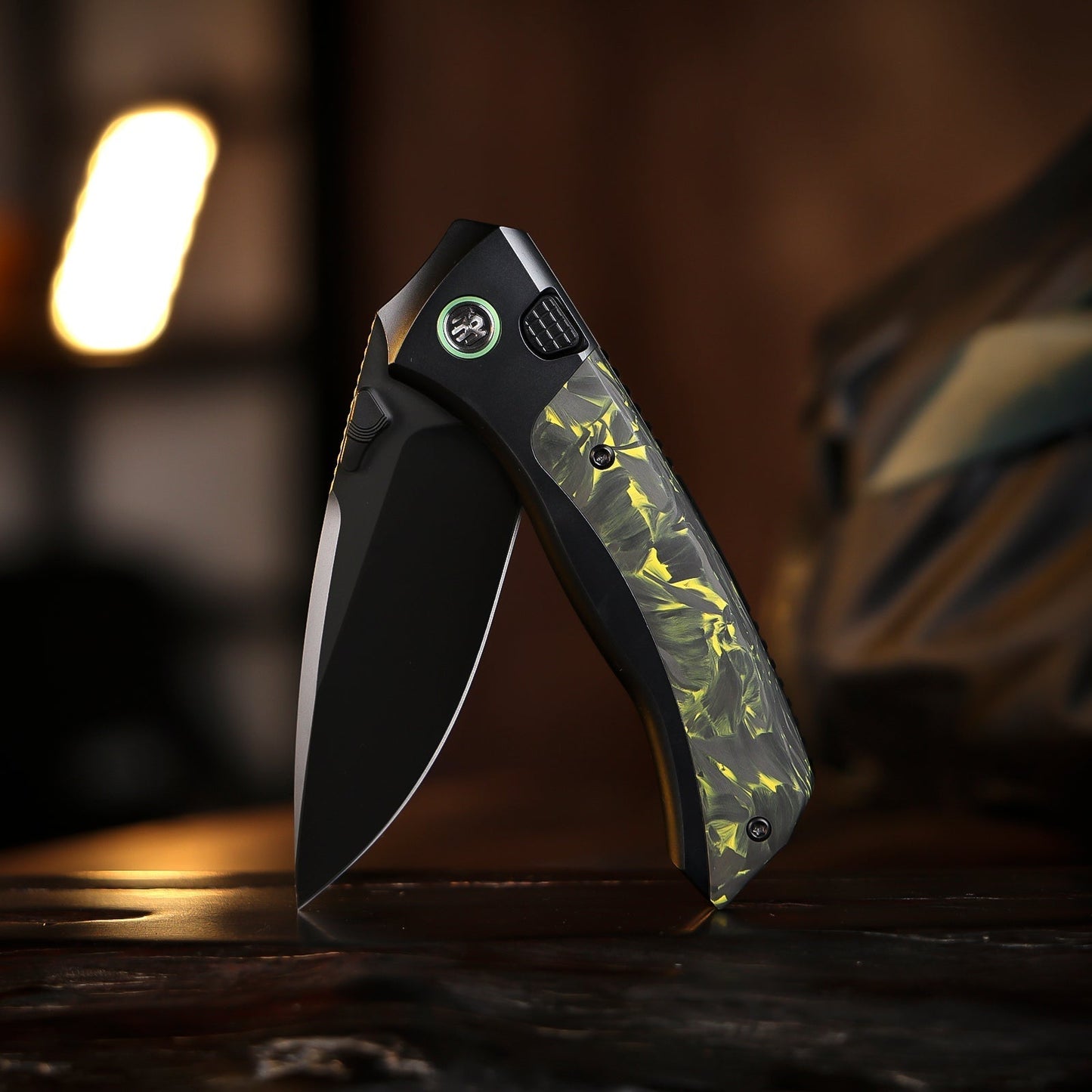 Remette RT-Steed RTWS-BH open position showing M390 drop point blade