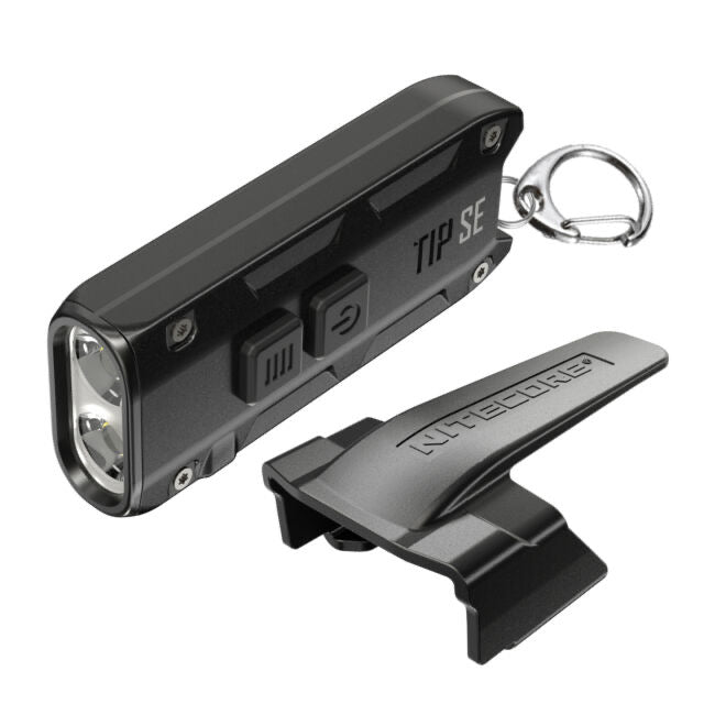 Nitecore TIP SE 700 Lumen USB-C Rechargeable Keychain Flashlight - Black