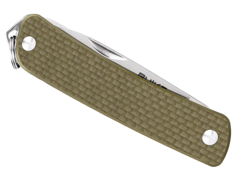 Ruike S22-B Stainless Folding Knife Multi-Tool 2.1" Sandvik 12C27 Forest Green G-10 Handles