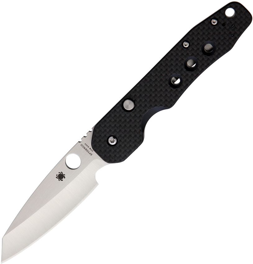 Spyderco Smock SC240CFP front view – 3.39″ CPM S30V compression lock folding knife