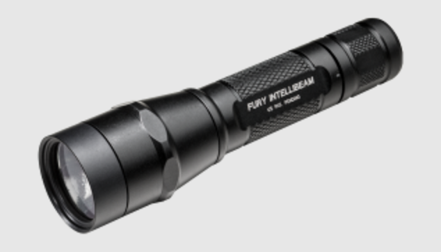 Surefire P2X Fury W/ IntelliBeam Technology 600 Lumen 2 x CR123A High Performance LED Flashlight