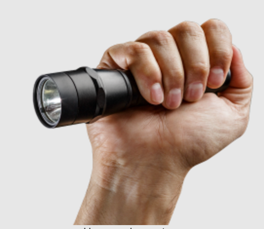 Surefire P2X Fury W/ IntelliBeam Technology 600 Lumen 2 x CR123A High Performance LED Flashlight
