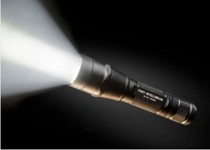 Surefire P2X Fury W/ IntelliBeam Technology 600 Lumen 2 x CR123A High Performance LED Flashlight