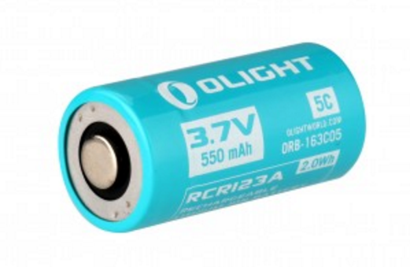 Olight IMR 16340 RCR123 For S1R Baton 550 mAh Battery