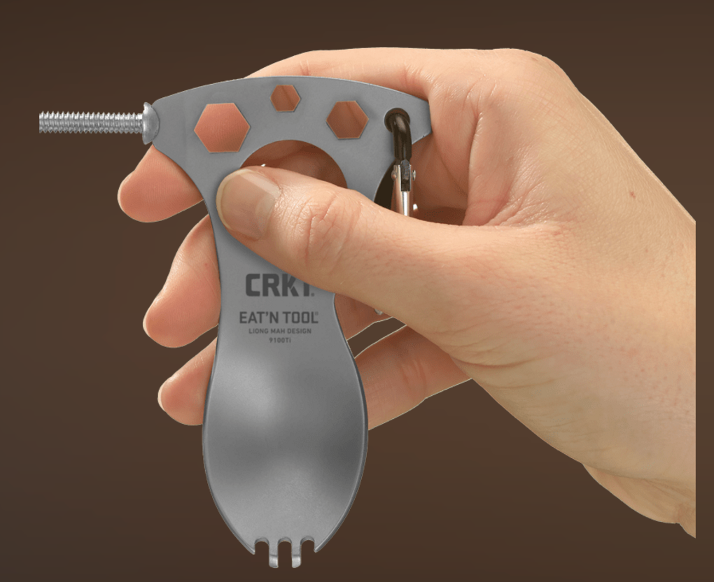 CRKT 9100Ti EAT'N Tool Titanium Utensil Multitool