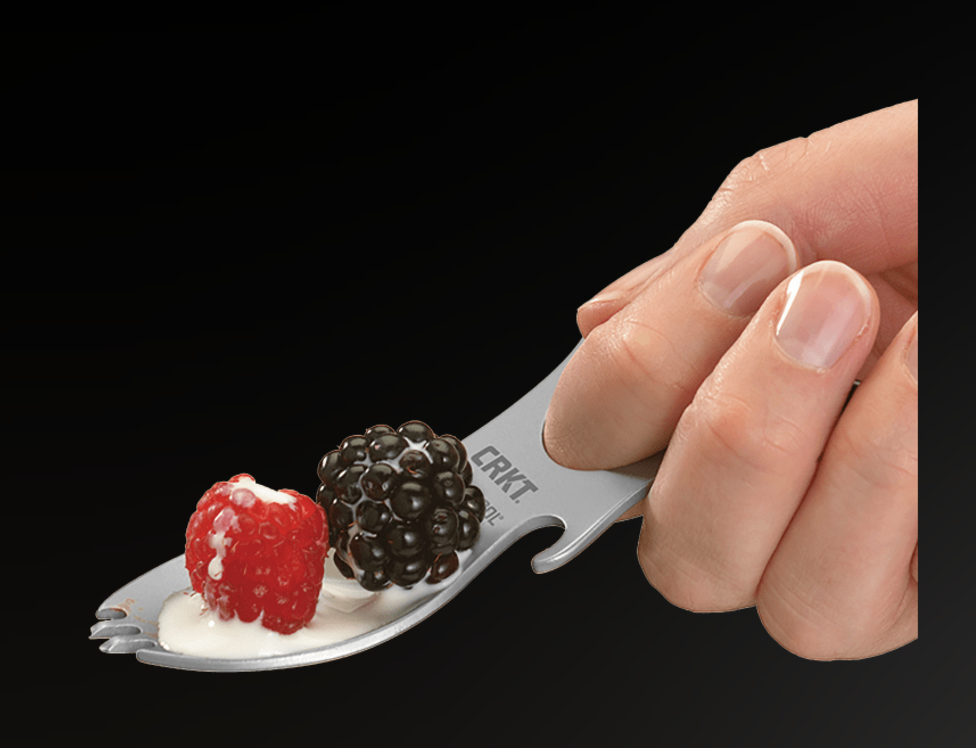 CRKT 9100Ti EAT'N Tool Titanium Utensil Multitool