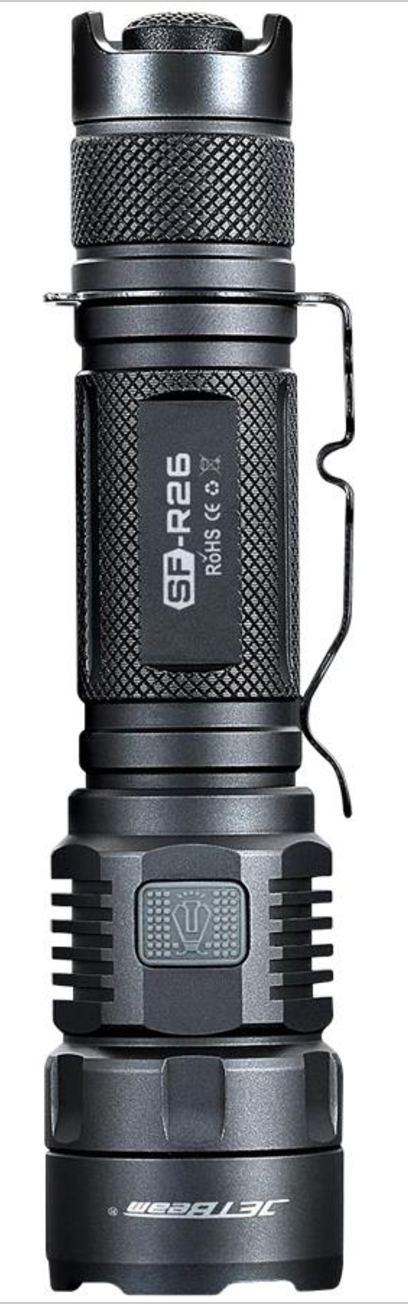 Jetbeam SF-R26 1200 Lumen 1 x 18650 CREE XP-L HI LED Flashlight