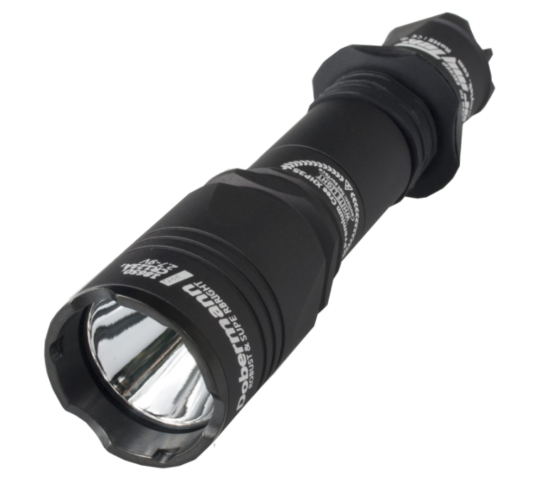 Armytek Doberman Pro 1580 Lumen 1 x 18650 XHP35 HI WARM LED Flashlight