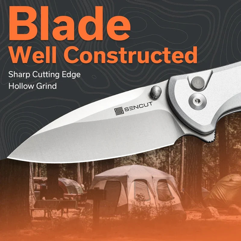 We Knife Co Ltd ArcBlast 2.98" 9Cr18MoV Aluminum Silver S22043B-2