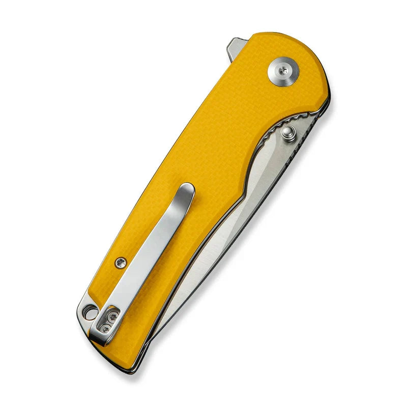 We Knife Co Ltd Praktisk 3.59" 9Cr18MoV Coarse G10 Yellow S24019-2