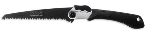 SOG Folding Saw w/ Nylon Sheath 8.25in High Carbon Steel Blade