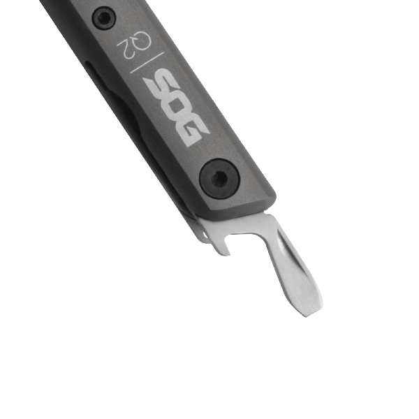 SOG Baton Q2 Folding Knife and Flashlight Multitool