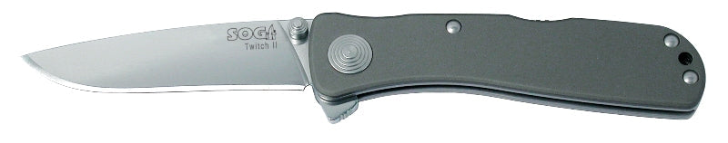 SOG Twitch II Assisted Opening Lockback Folding Knife TWI-8