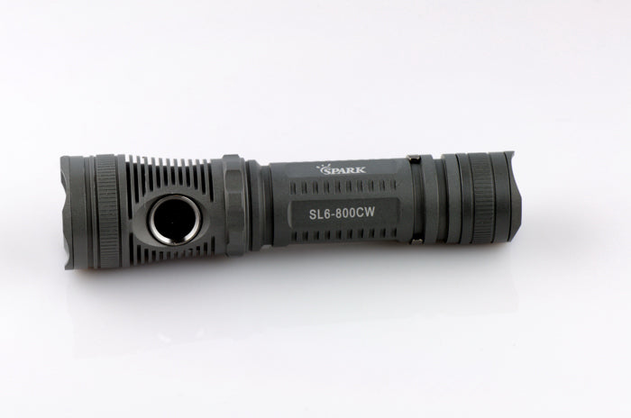 Spark SL6-800CW XM-L T6 Cool White 18650 800 Lumen Flashlight