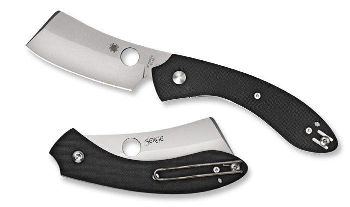 Spyderco C177GP Roc Folding 3.07" VG10 Bead Blast Cleaver