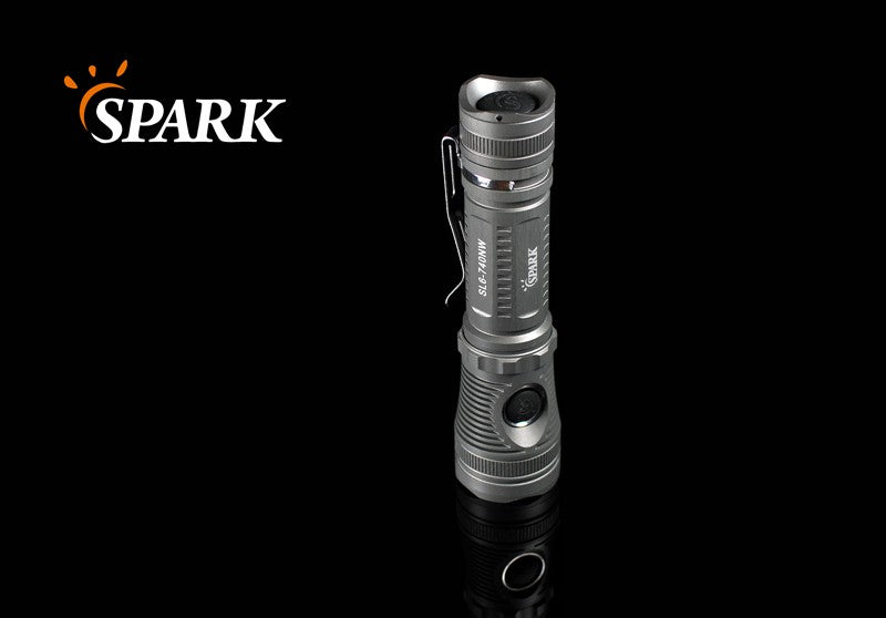Spark SL6-740NW XM-L2 740 Lumen 1 x 18650 or 2 x CR123 Neutral White Flashlight