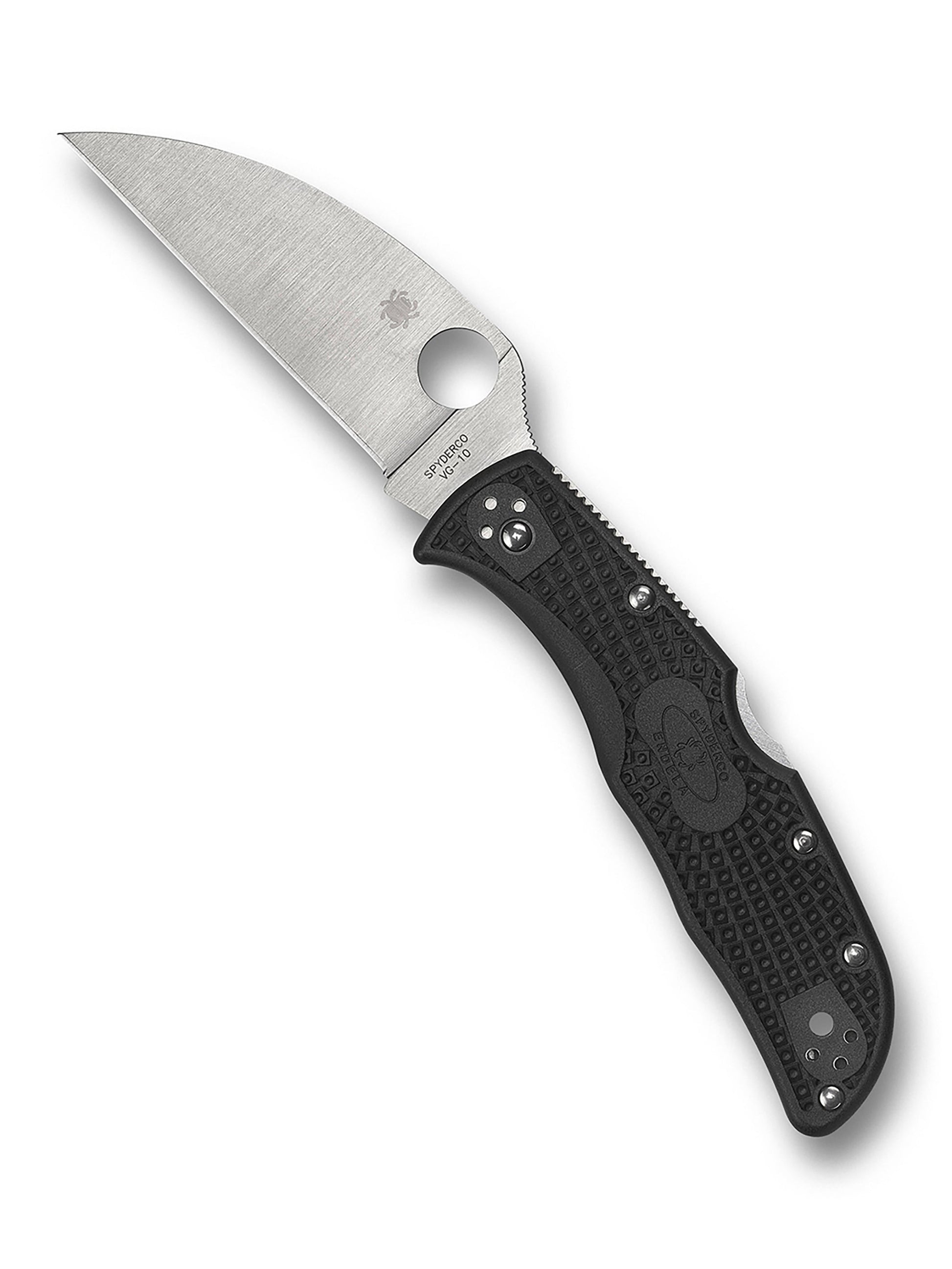 Spyderco Endela C243FPWCBK Wharncliffe VG-10 folding knife in open position